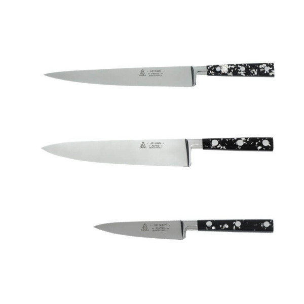Coffret 3 couteaux de cuisine AU NAIN Pépite