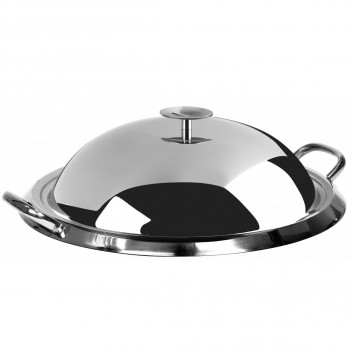 Plancha grill inox avec couvercle 34cm Cristel